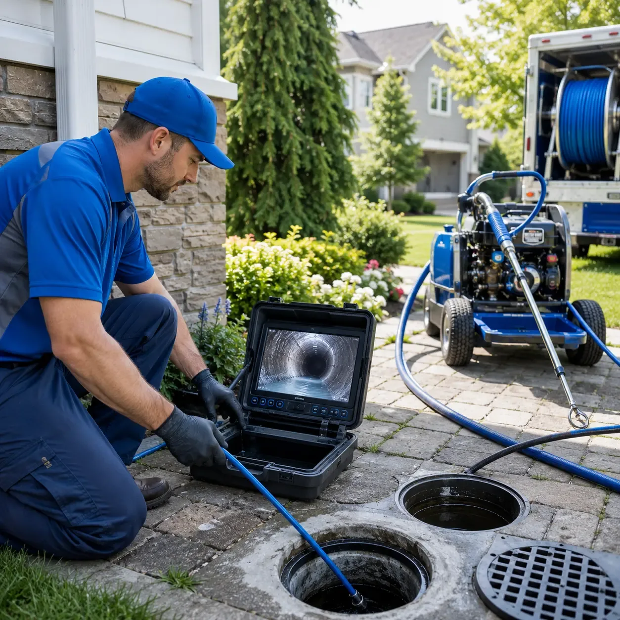 Outdoor drain cleaning professionals serving Augusta, OH
